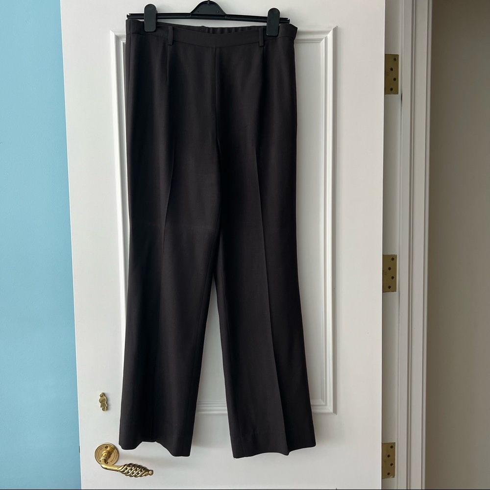 Doncaster brown wool trousers